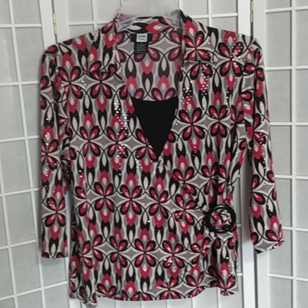 Studio 1940 Shimmer Blouse Women's Size XL‎